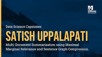 UMassD 2022 Data Science Capstone:  Satish Uppalapati