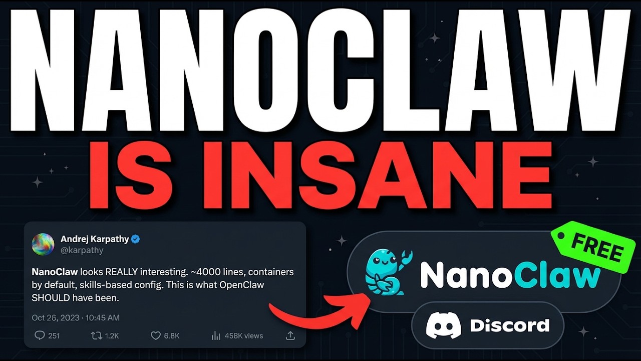 RIP OPENCLAW: NanoClaw + Discord is ABSOLUTELY INSANE (Full Setup Guide)