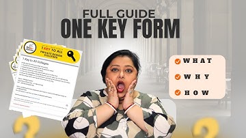 Complete One key form guide  | NIFT/NID/UCEED Students MUST Watch!