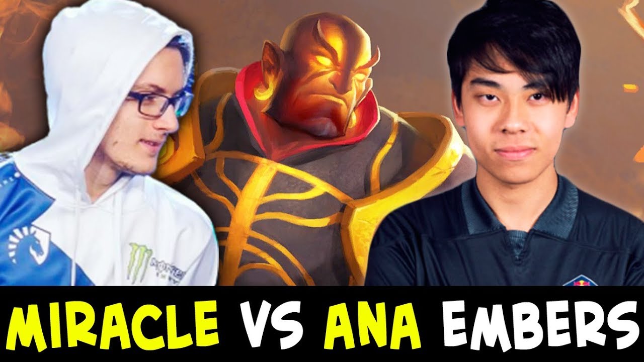 MIRACLE vs ANA — кто лучший Ember Spirit Доты?