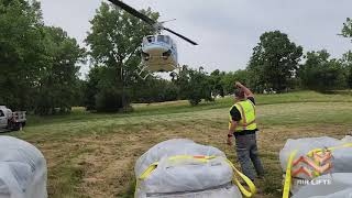 Mount Morris Dam Project: Helicopter Lifts in Action