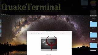 QuakeTerminal a Quake Console style terminal for the MacOS