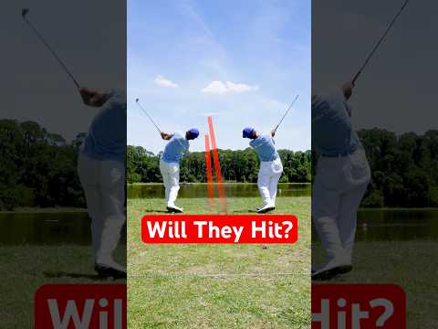 Twin Golfers Ultimate Golf Shot #golf #golfswing #chilltwins #golfing #golfer #golftips #twins