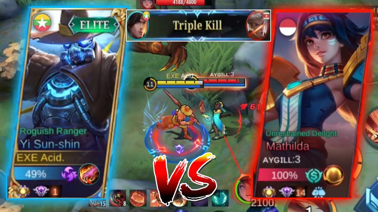 TOP GLOBAL YI SUN SHIN VS TOP GLOBAL MATHILDA | WHO WILL WIN?? | GAMEPLAY YI SUN SHIN TERBARU 2022