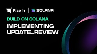 Build on Solana | Implementing Update_Review Wealth