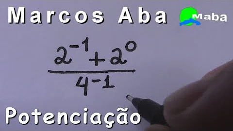 Como resolver uma potência de base negativa e expoente negativo?