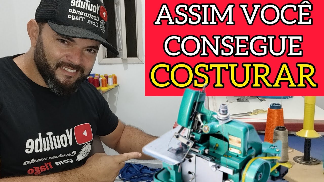 COMO REGULAR MÁQUINA OVERLOCK CHINESINHA ELA NAO COSTURA