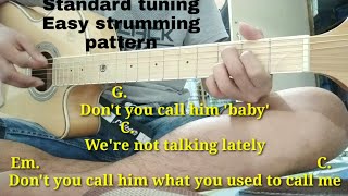 Harry Styles - Cherry Guitar Chords Lyrics Tutorial Strumming Pattern Easy Chords No Capo