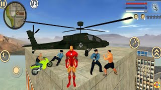 Süper Kahraman Demir Adam - Iron Rope Hero: Vice Town City Crime Simulator #1 - Android Gameplay screenshot 2