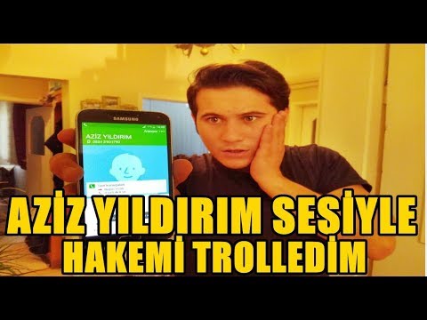 AZİZ YILDIRIM TAKLİDİ İLE TFF HAKEMİNİ TROLLEDİM ! ( SAVCILIĞA VERİYOR )