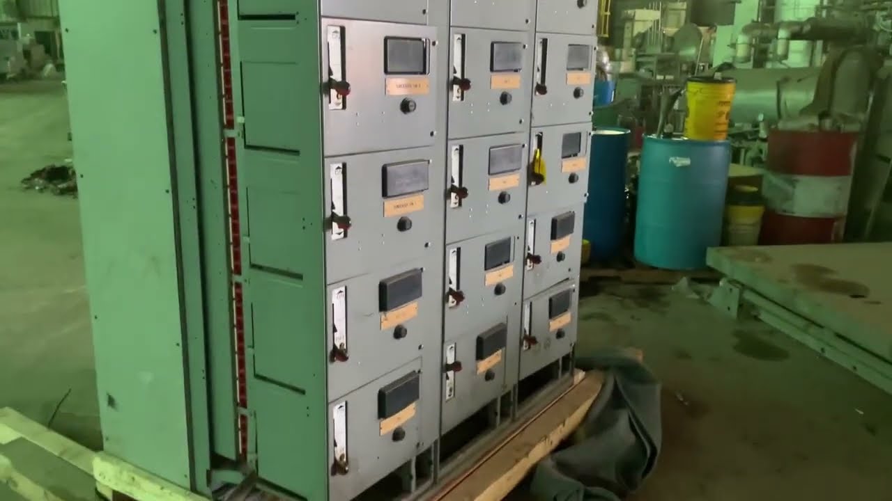 Genemco- Square D 3 Section Motor Control Center (600 Amp, 60 Hz, 3 Ph)