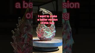 Stop picking at it #glassblowing #glassbag