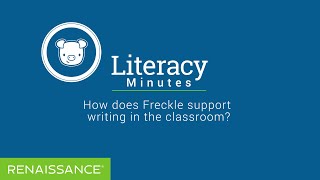 How does Freckle for ELA support writing in the classroom