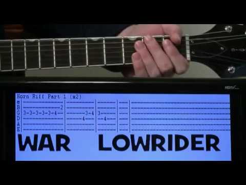 war-lowrider-guitar-tab-lesson-with-bass