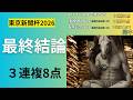 [東京新聞杯2026]最終結論 ３連複8点