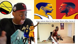 NBA FINALS Lebron/Curry LOCKER ROOM VIDEOS REACTION!!!