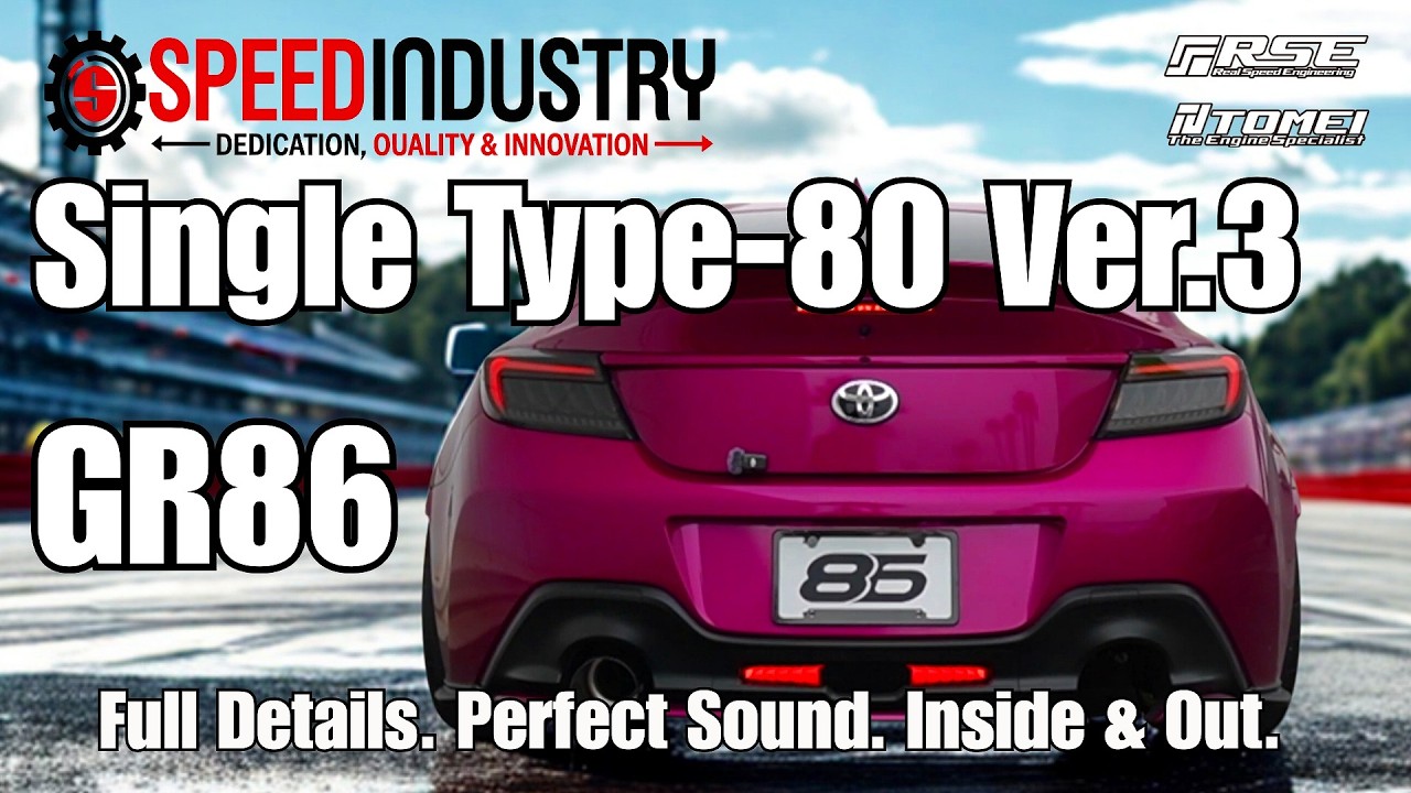 GR86 / BRZ × TYPE-80 Ver.3Speed Industryが本気で試す、リアル