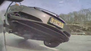 Idiot Gets Airtime After Crashing His Car!!! | Car Crashes & Karma Compilation