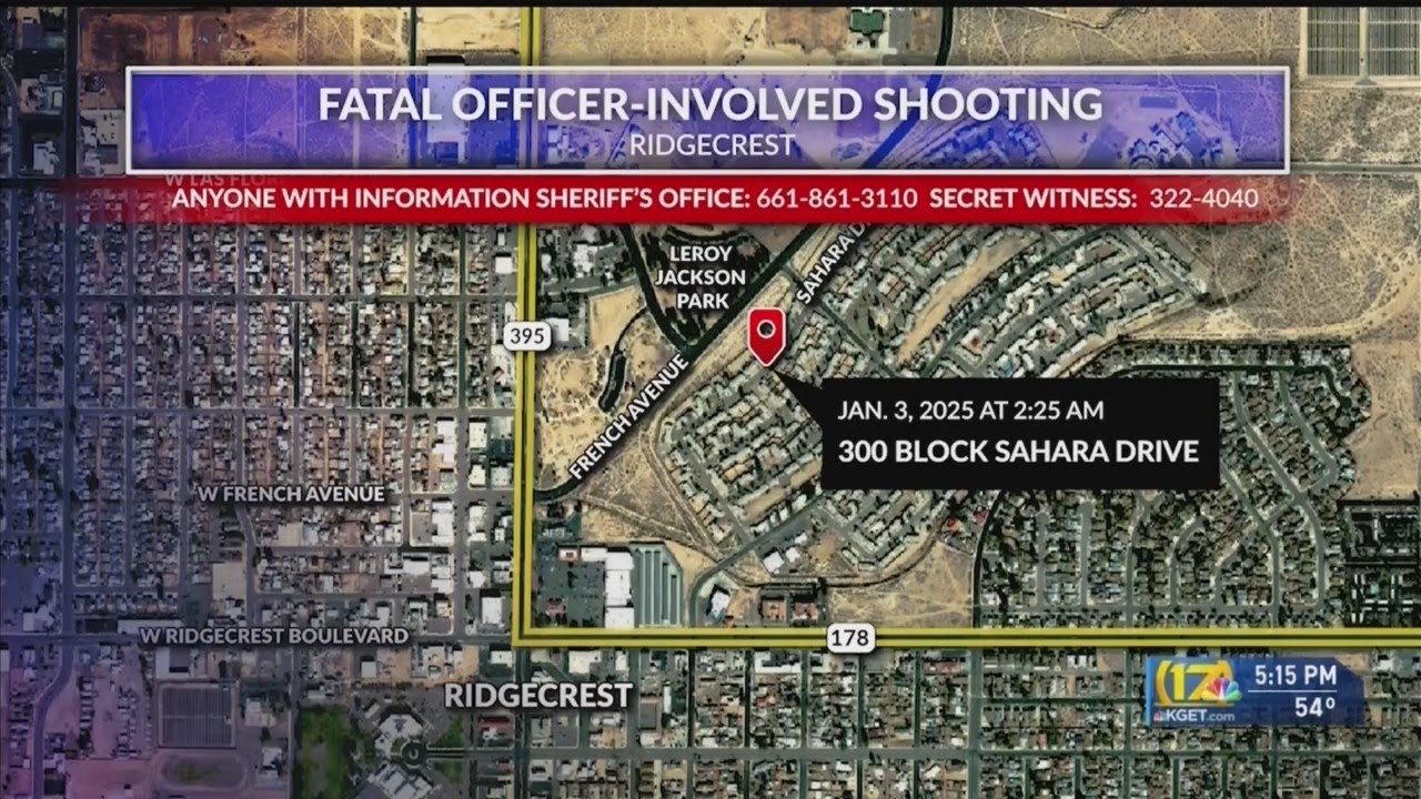 Man dies after being shot by Ridgecrest PD and KCSO officers - YouTube