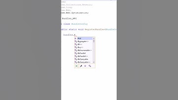 Create Bundle in ASP.Net MVC