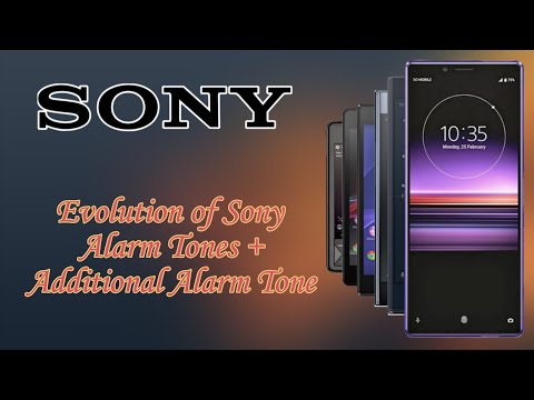 Evolution of Sony Alarm Tones + Additional Alarm Tone