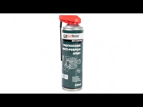 Змазка проникаюча GUT MEISTER PROFESSIONAL 500 мл MPS500PRO, видео 2