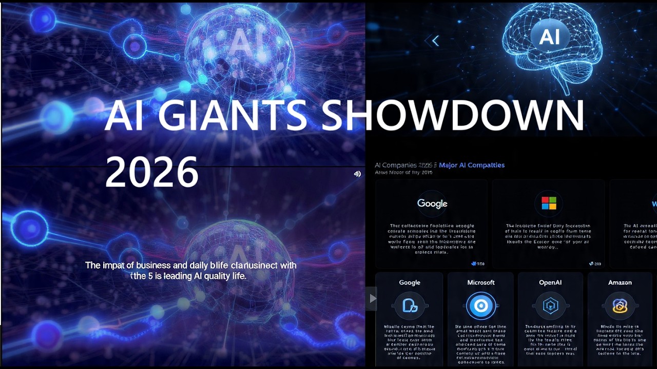 The AI giants Showdown 2026 Whos Winning