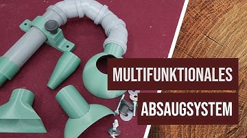 [Eigenwerbung] Neu in unserem Onlineshop: Ein multifunktionales Absaugsystem zum Bohren, Fräsen, uvm