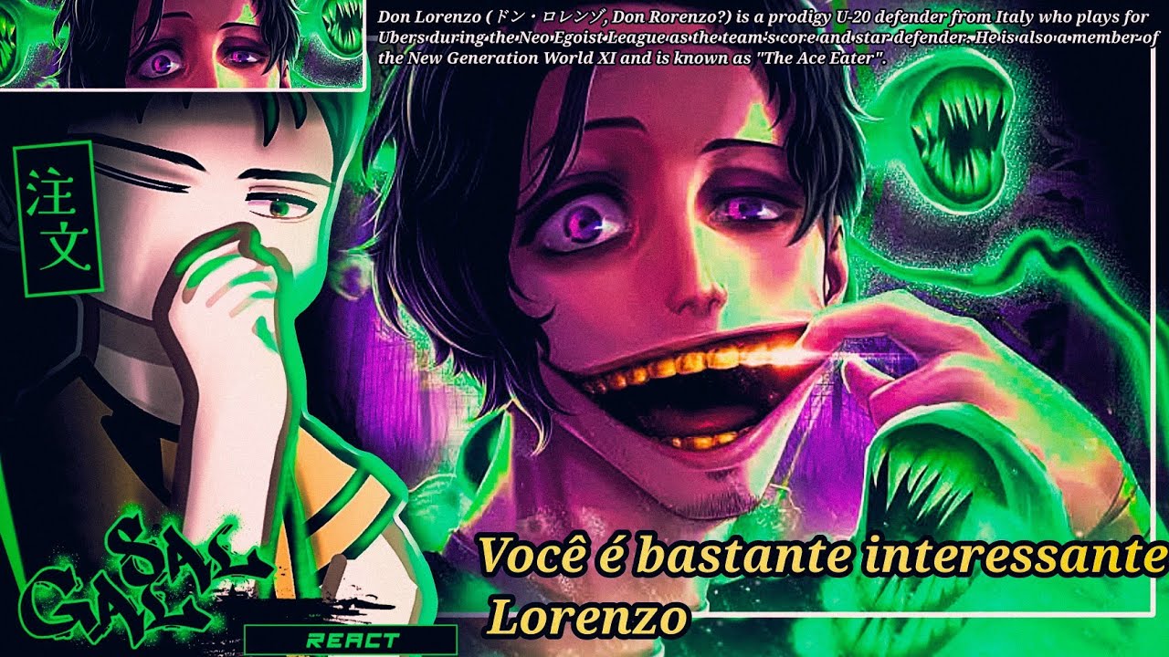 🇧🇷  Ao Ashi React ( Morto-Rico | Blue Lock | Don Lorenzo | ‎‎‎⁨‎⁨@AniRap )
