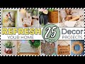 🔵25 DIY DECOR PROJECTS TO REFRESH YOUR HOME for SPRING - TRASH TO TREASURE, THRIFTED &amp; DOLLAR TREE