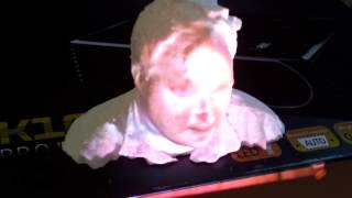 3d print projection mapping test