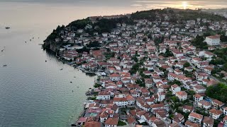 Ohrid Lake by Drone - Ohrid North Macedonia 🇲🇰 2023 #drone