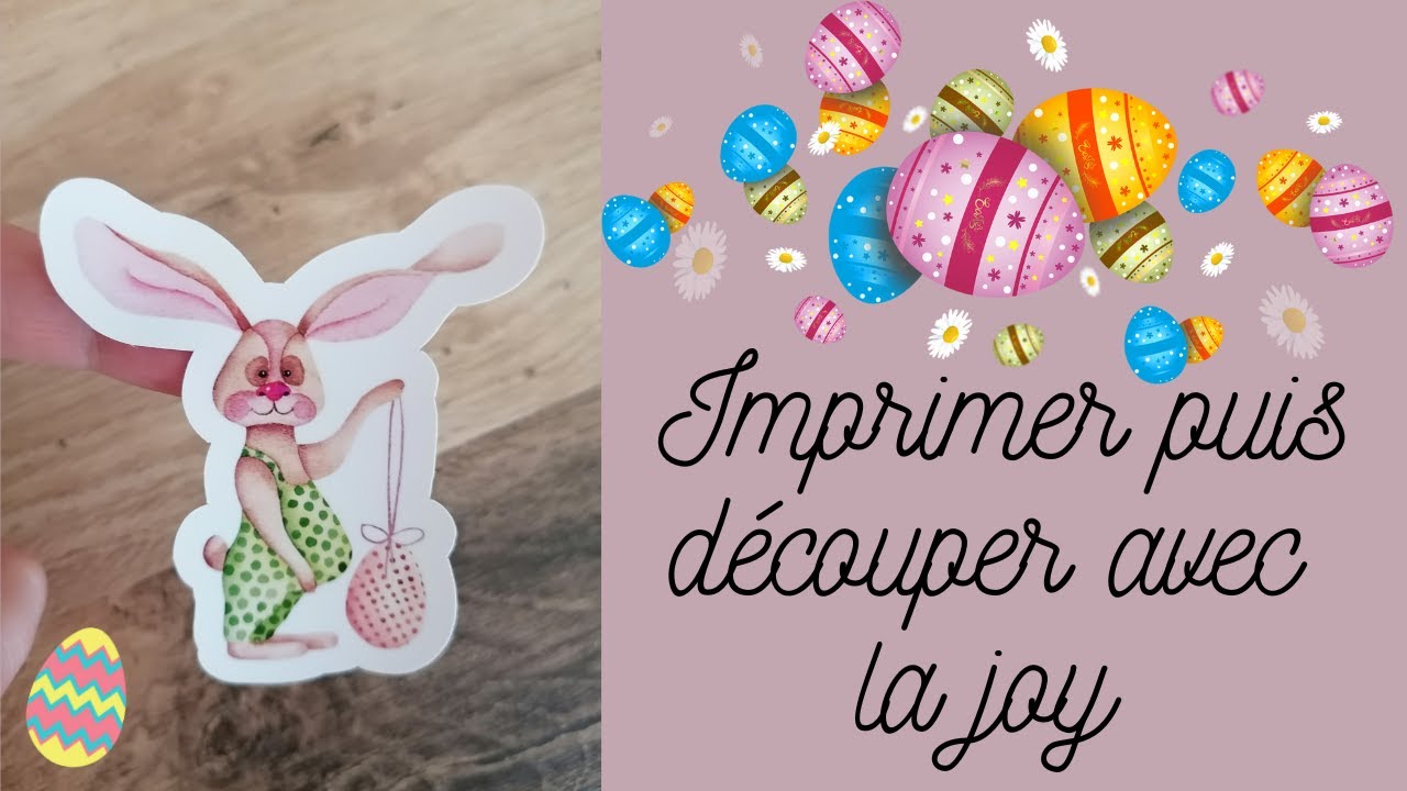 Imprimer puis découper avec la joy