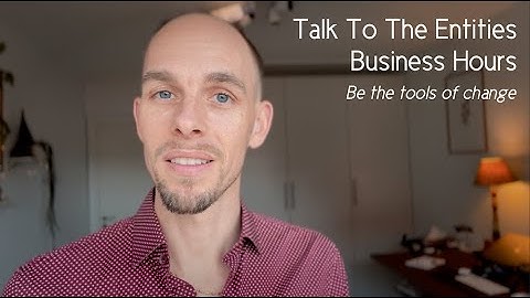 Welcome to Talk To The Entities Business Hours class