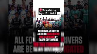 🚨Breaking: April 2026 PRISON for F1 Drivers?! Italy's Tax Bombshell Explained#F1 #Formula1 #F1News