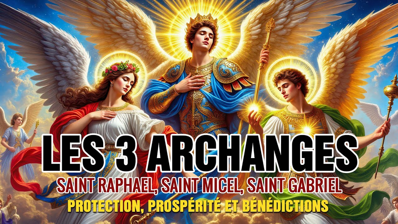 PRIÈRE aux 3 ARCHANGES les plus PUISSANTS ✨ SAINT MICHAEL, SAINT GABRIEL et SAINT RAFAEL
