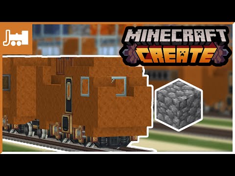 2.5 MILLION Cobble/Hour Cobble Train Farm | Minecraft Create 0.5