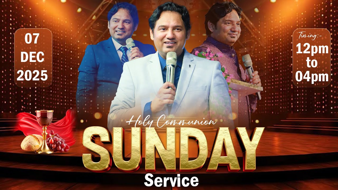 🍞🍷SUNDAY HOLY COMMUNION MEETING | 07-12-2025 |  ‪🍞🍷 @‬harjitsandhuministries 
