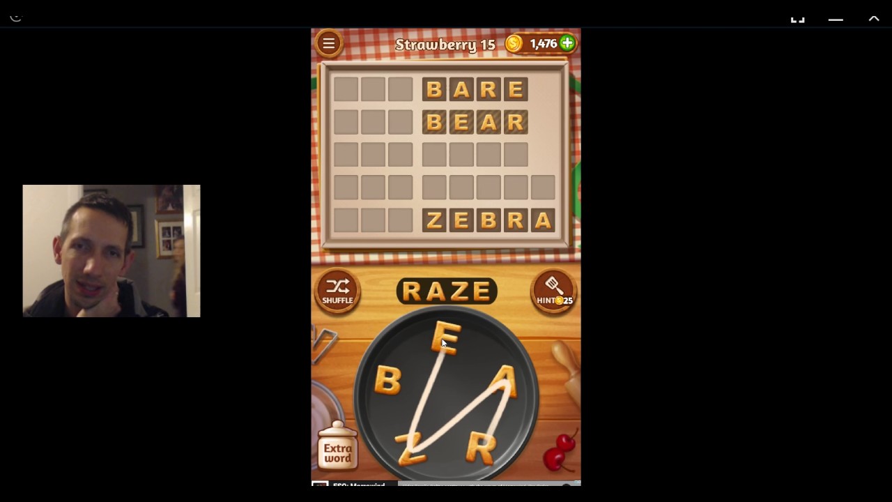 Word Cookies, Talented Chef, Strawberry level 15