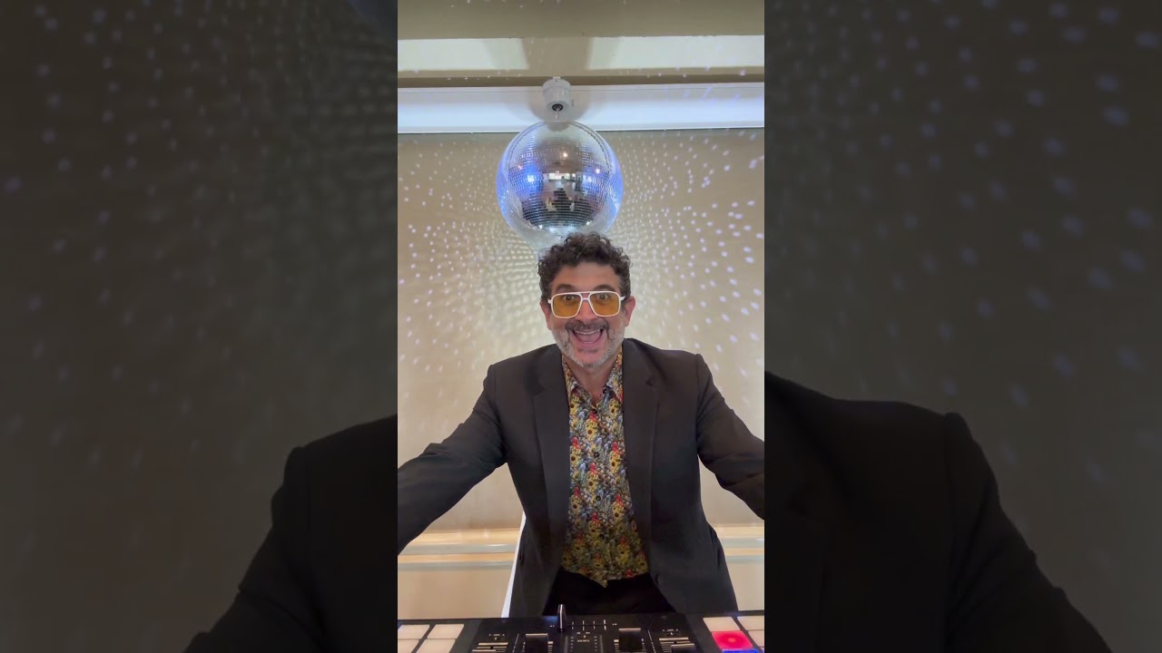 Check out the mirror ball!