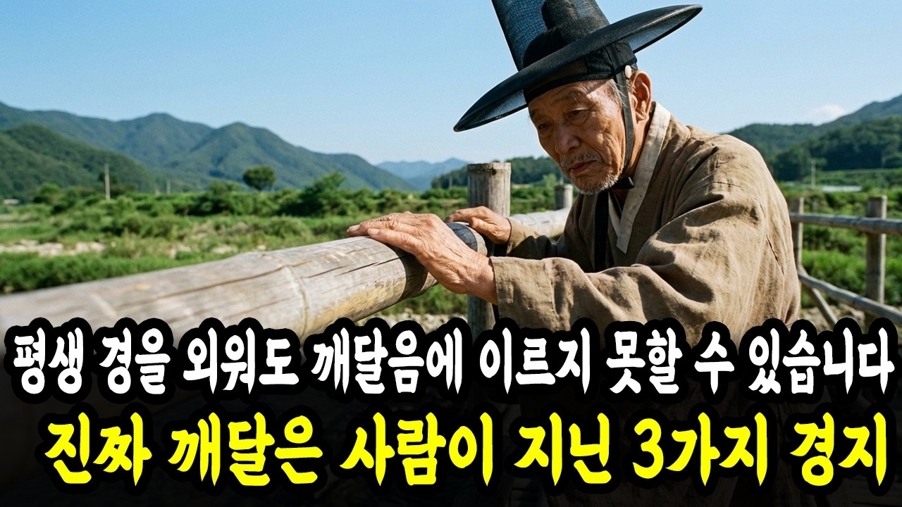 평생 경을 외워도 깨달음에 이르지 못할 수 있습니다 | 진짜 깨달은 사람이 지닌 3가지 경지