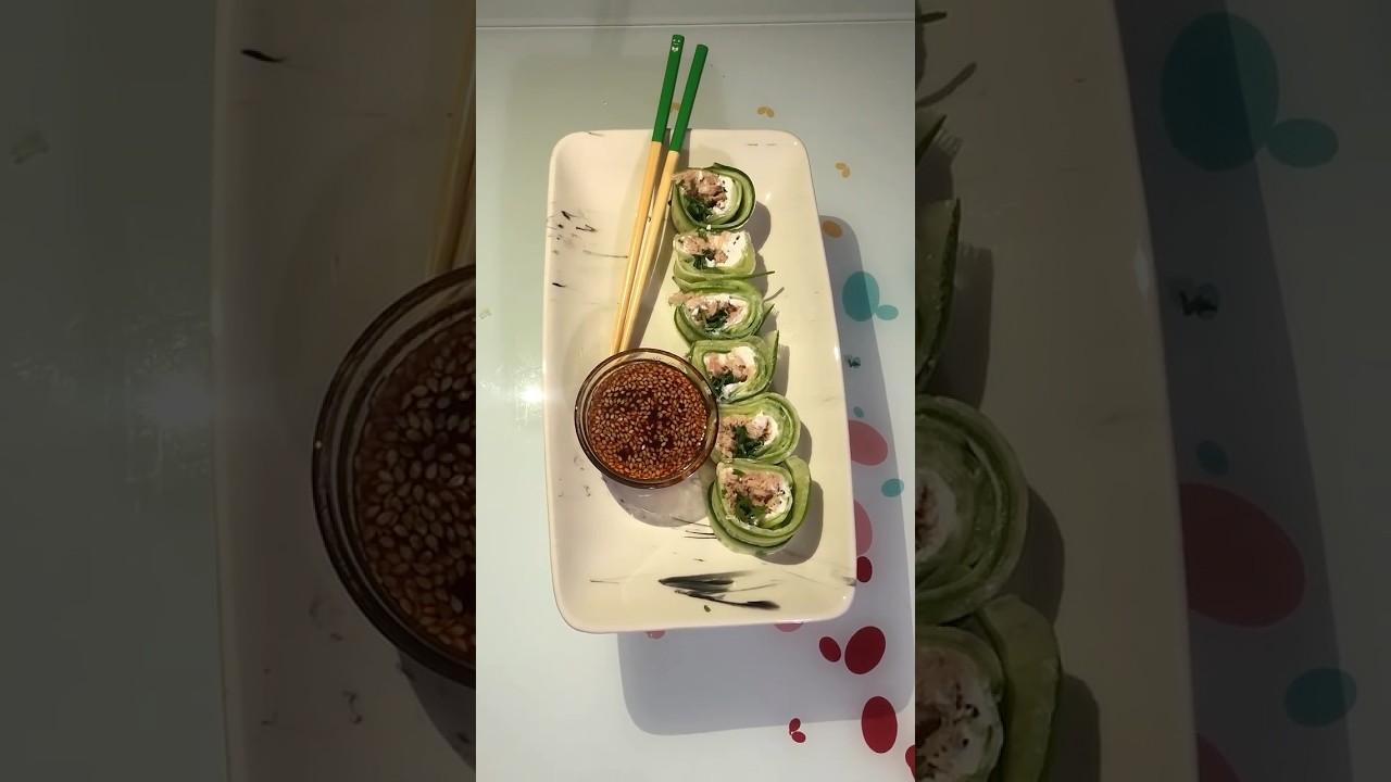 Salatalık Sushi (Fit ve Pratik)#diyettarifleri Salatalık Sushi (Fit ve Pratik)#diyettarifleri