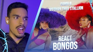 React Cardi B - Bongos (feat. Megan Thee Stallion) [Official Music Video]