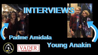 PADME and YOUNG ANAKIN Interviews! Star Wars Theory Vader Fan Film Premiere!