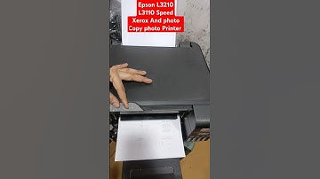 Epson L3210 L3250 L3110 Speed Xerox & photo Copy photo Printer#epson#service #printersupportsoftware