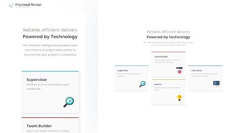 Four card feature section - Frontend Mentor Challenge