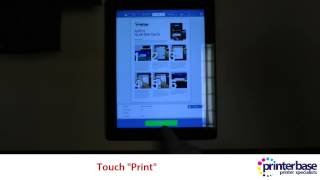 an iPad using Brother's iPrint\u0026Scan App 
