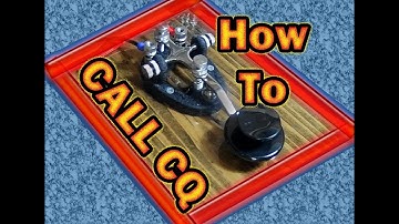 How to Call CQ Morse Code for Newbies