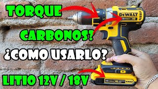 Como Usar CORRECTAMENTE un Taladro Inalámbrico de 12v / 18v? Todas sus Características y Funciones