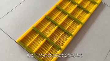 polyurethane screen mesh vibrating screen use mining equipment